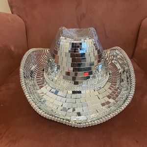 Disco Ball Cowgirl Hat